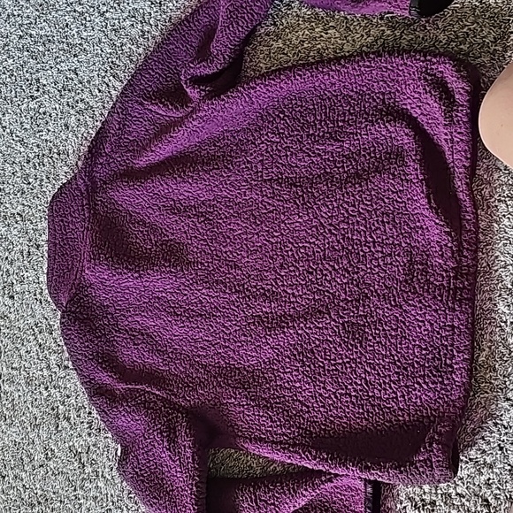 AWESOME VS PINK 1/4 ZIP PURPLE FLEECE - Picture 13 of 13
